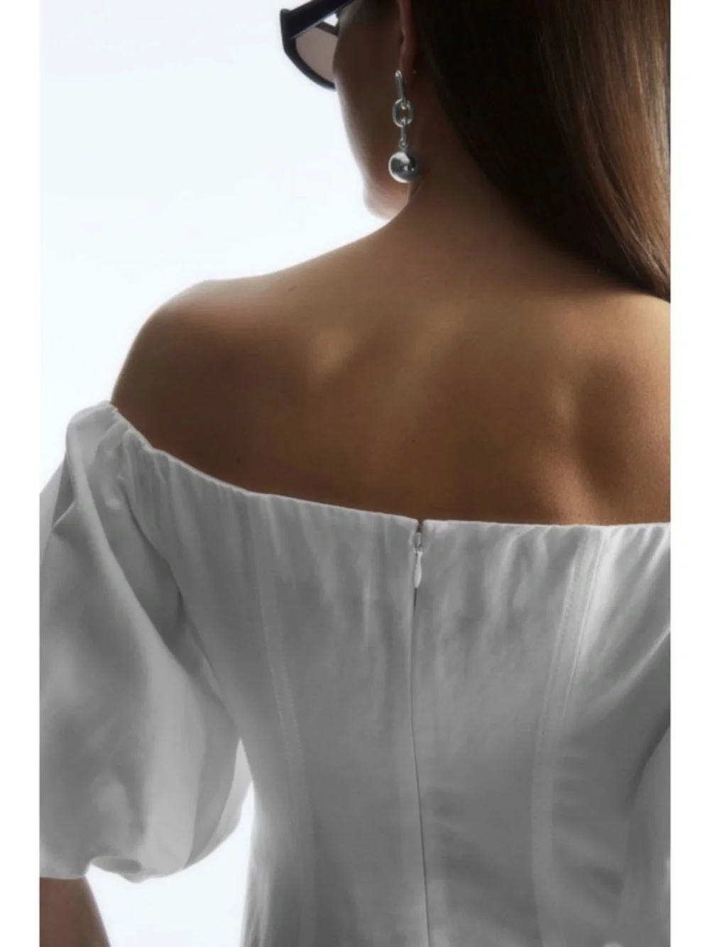 COS Perfect White Spring/Summer Dress - Brand New w/Tags - Picture 4 of 9